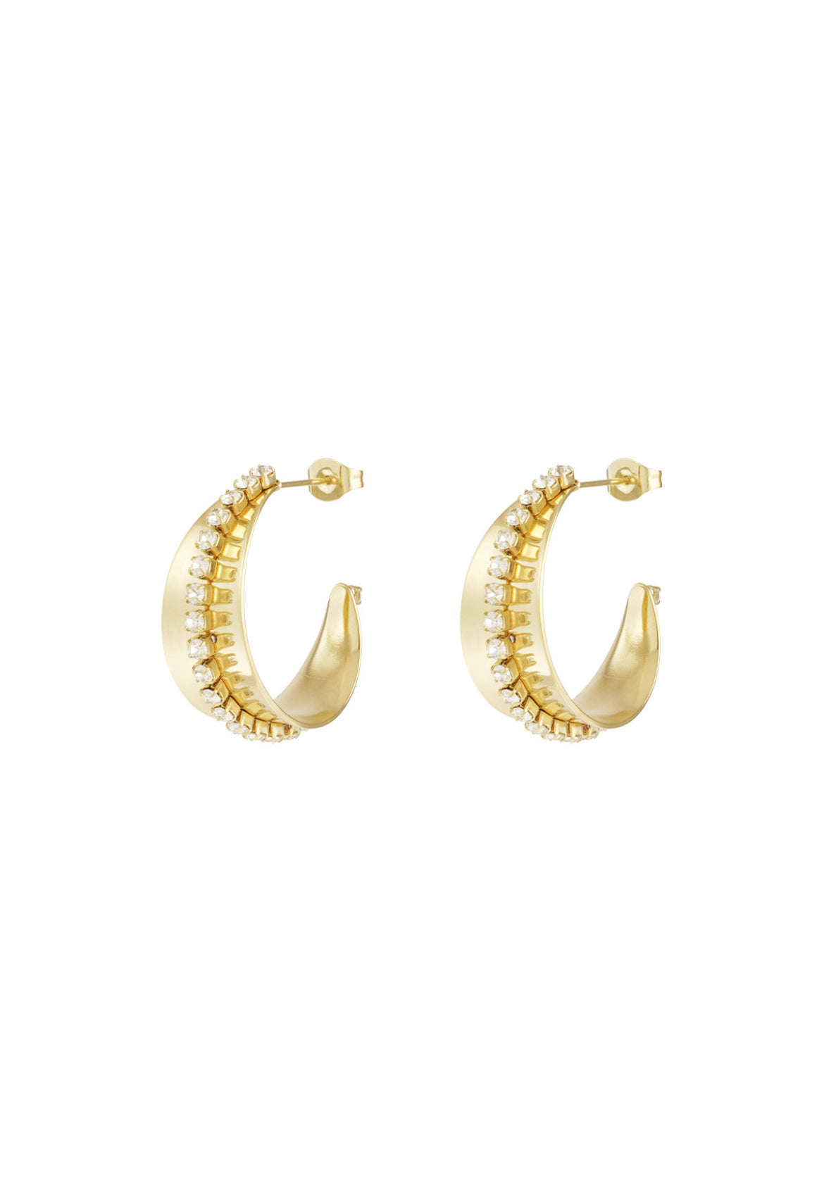 Sparkle & Shine hoops oorbellen