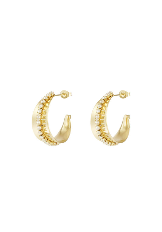 Sparkle & Shine hoops oorbellen