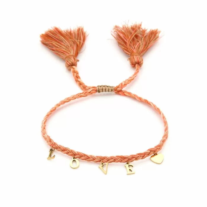 armband met tassel : LOVE