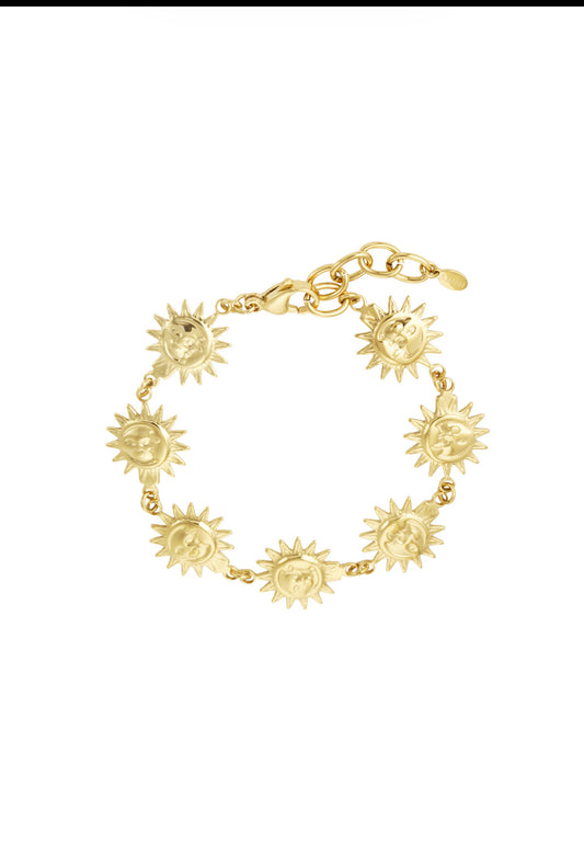 Armband sunshine beam - goud